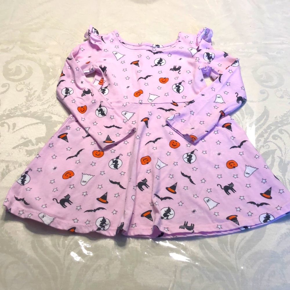 Toddler girls Halloween skater dress